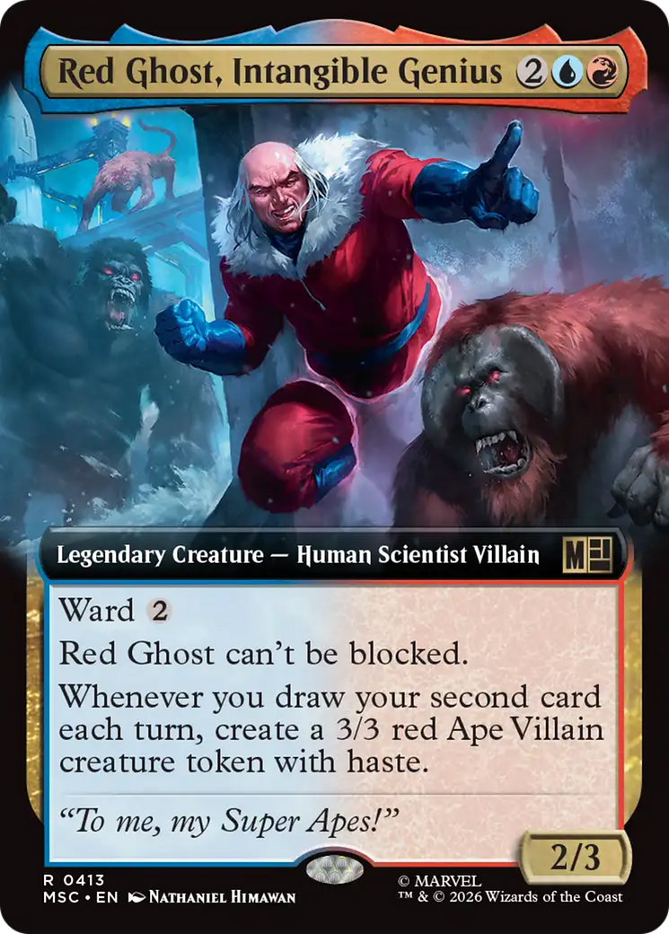 Red Ghost, Intangible Genius (Extended Art) [Marvel Super Heroes Commander] | Boutique FDB TCG