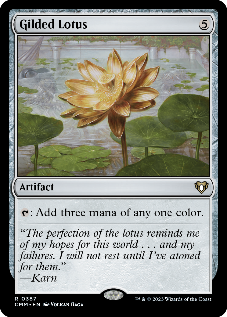 Gilded Lotus [Commander Masters] | Boutique FDB TCG