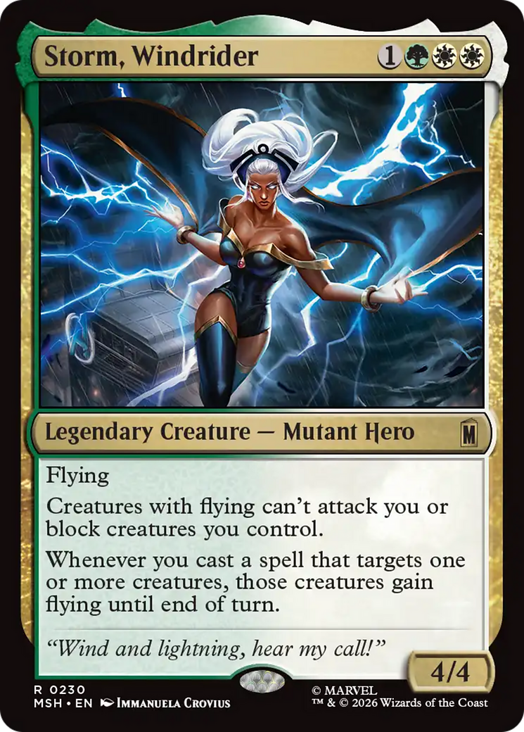 Storm, Windrider [Marvel Super Heroes] | Boutique FDB TCG