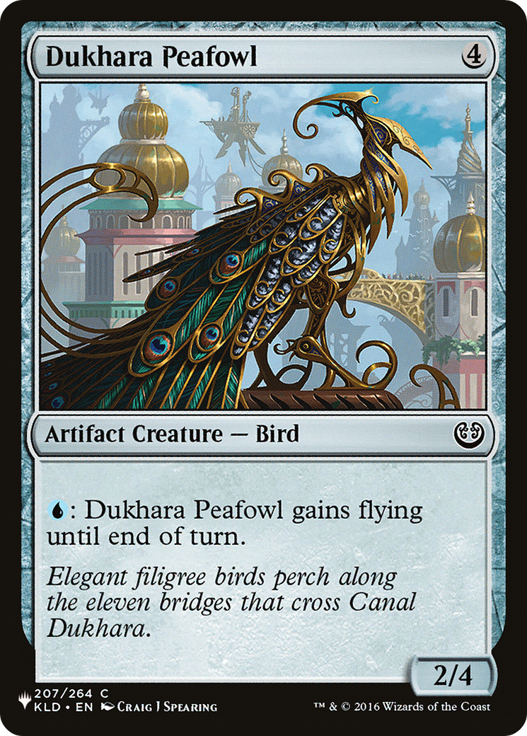 Dukhara Peafowl [The List Reprints] | Boutique FDB TCG