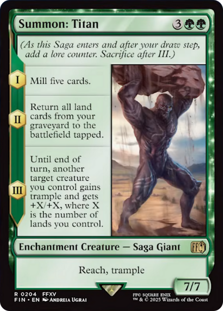 Summon: Titan [FINAL FANTASY] | Boutique FDB TCG