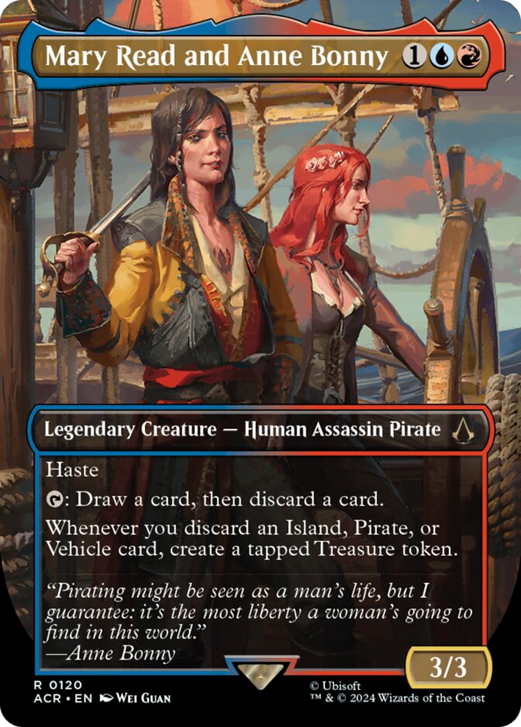 Mary Read and Anne Bonny (Borderless) [Assassin's Creed] | Boutique FDB TCG