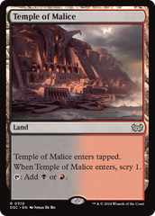 Temple of Malice [Duskmourn: House of Horror Commander] | Boutique FDB TCG