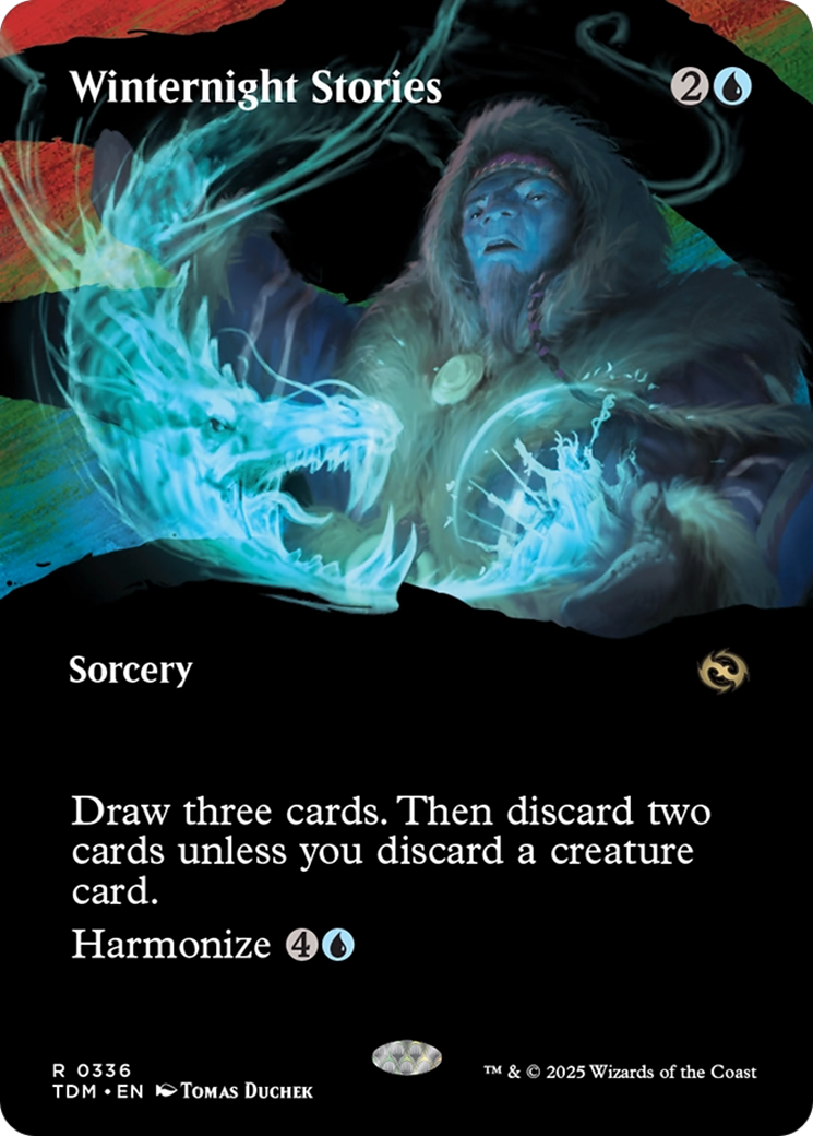 Winternight Stories (Borderless) [Tarkir: Dragonstorm] | Boutique FDB TCG