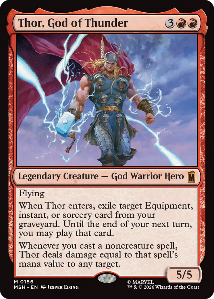 Thor, God of Thunder [Marvel Super Heroes] | Boutique FDB TCG