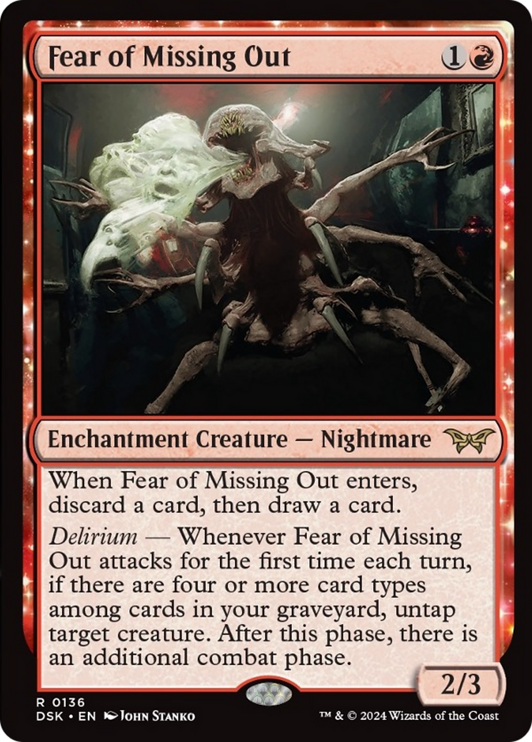 Fear of Missing Out [Duskmourn: House of Horror] | Boutique FDB TCG