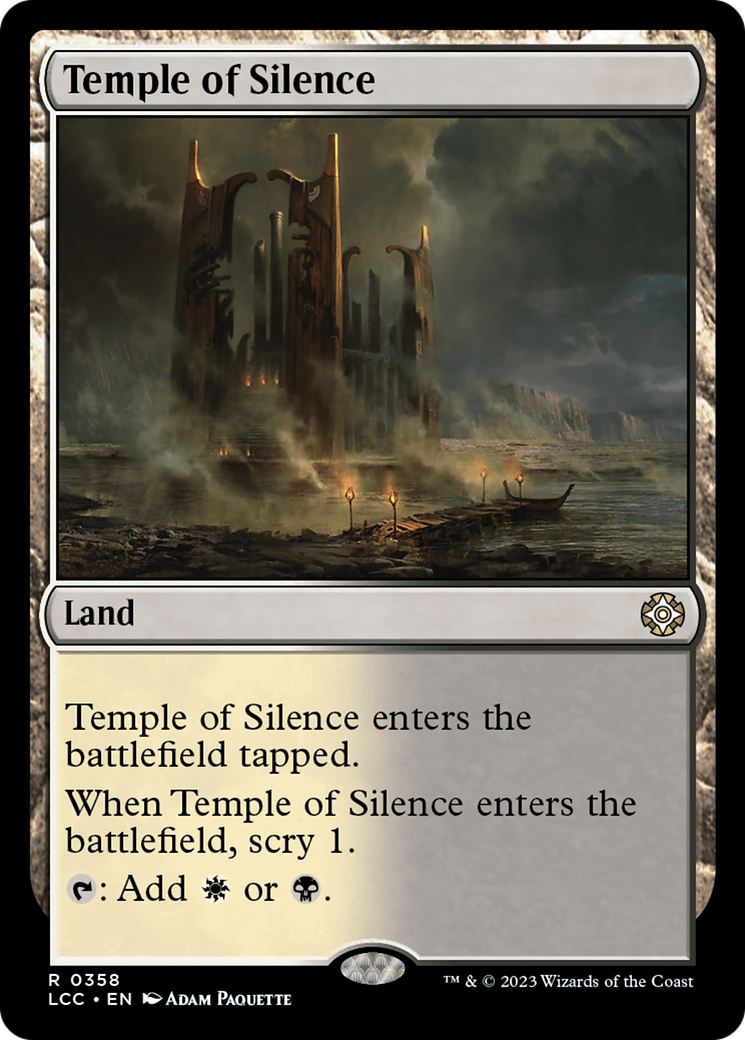 Temple of Silence [The Lost Caverns of Ixalan Commander] | Boutique FDB TCG