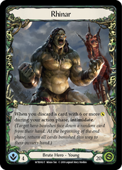 Rhinar // Dorinthea [WTR002-T // WTR114-T] (Welcome to Rathe)  Alpha Print Normal | Boutique FDB TCG