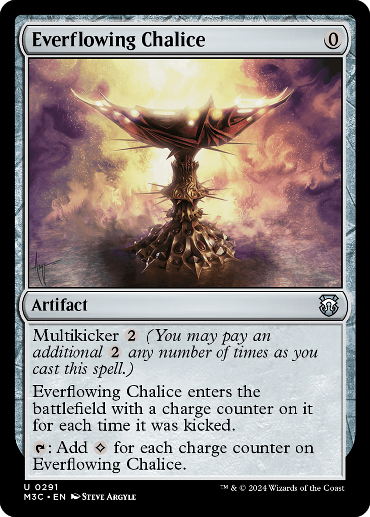 Everflowing Chalice (Ripple Foil) [Modern Horizons 3 Commander] | Boutique FDB TCG