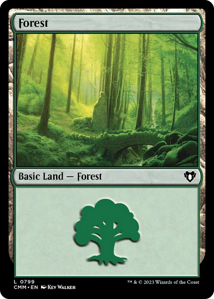 Forest (799) [Commander Masters] | Boutique FDB TCG