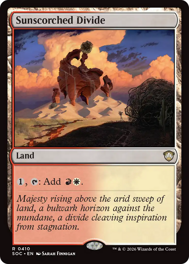 Sunscorched Divide [Secrets of Strixhaven Commander] | Boutique FDB TCG