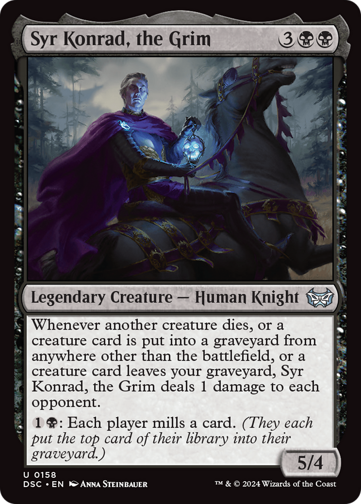 Syr Konrad, the Grim [Duskmourn: House of Horror Commander] | Boutique FDB TCG