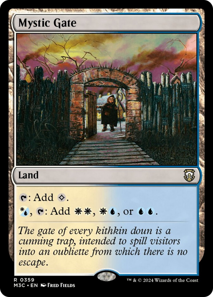 Mystic Gate (Ripple Foil) [Modern Horizons 3 Commander] | Boutique FDB TCG