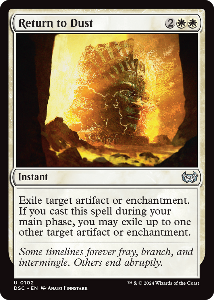 Return to Dust [Duskmourn: House of Horror Commander] | Boutique FDB TCG