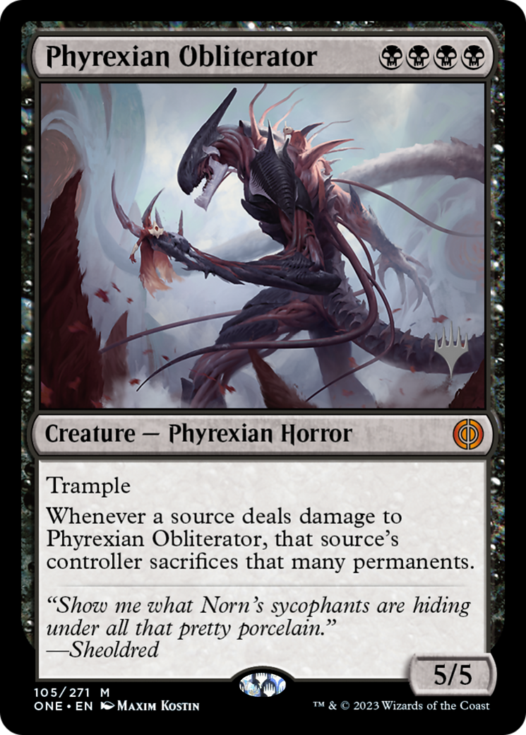 Phyrexian Obliterator (Promo Pack) [Phyrexia: All Will Be One Promos] | Boutique FDB TCG