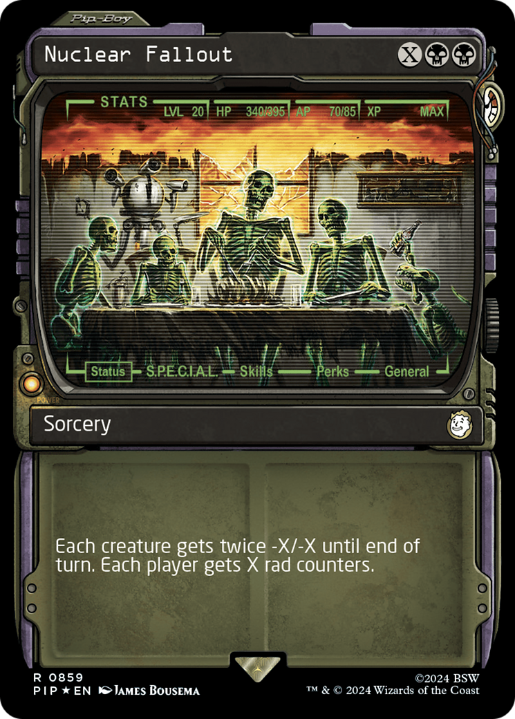 Nuclear Fallout (Showcase) (Surge Foil) [Fallout] | Boutique FDB TCG
