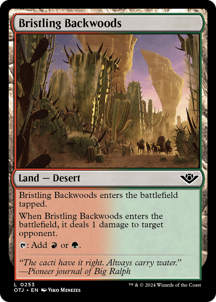 Bristling Backwoods [Outlaws of Thunder Junction] | Boutique FDB TCG