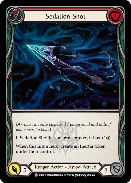 Sedation Shot (Red) [RIP019] (Outsiders Riptide Blitz Deck) | Boutique FDB TCG