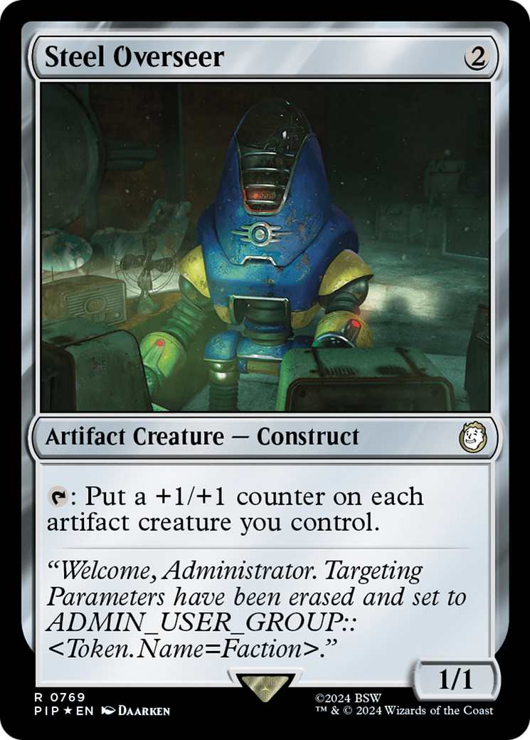 Steel Overseer (Surge Foil) [Fallout] | Boutique FDB TCG