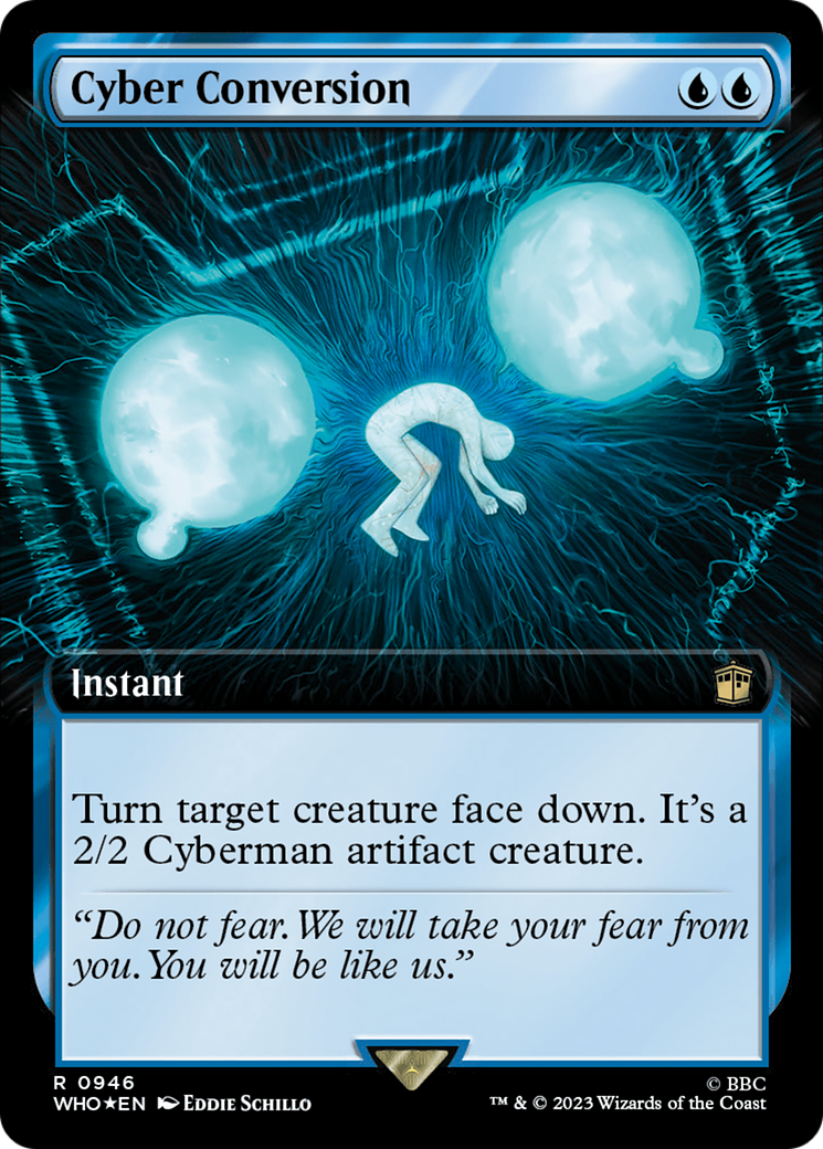 Cyber Conversion (Extended Art) (Surge Foil) [Doctor Who] | Boutique FDB TCG
