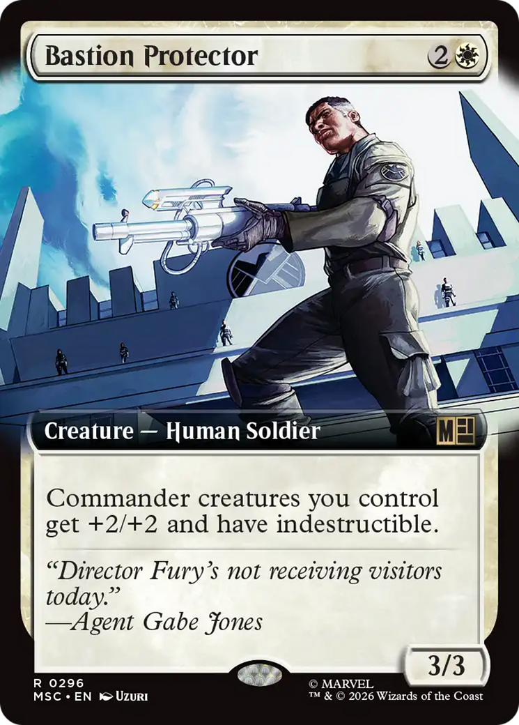 Bastion Protector (Extended Art) [Marvel Super Heroes Commander] | Boutique FDB TCG