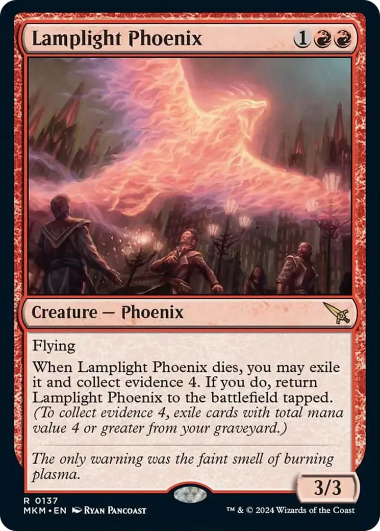 Lamplight Phoenix [Murders at Karlov Manor] | Boutique FDB TCG