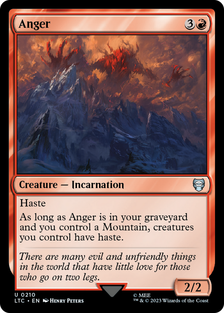 Anger [The Lord of the Rings: Tales of Middle-Earth Commander] | Boutique FDB TCG