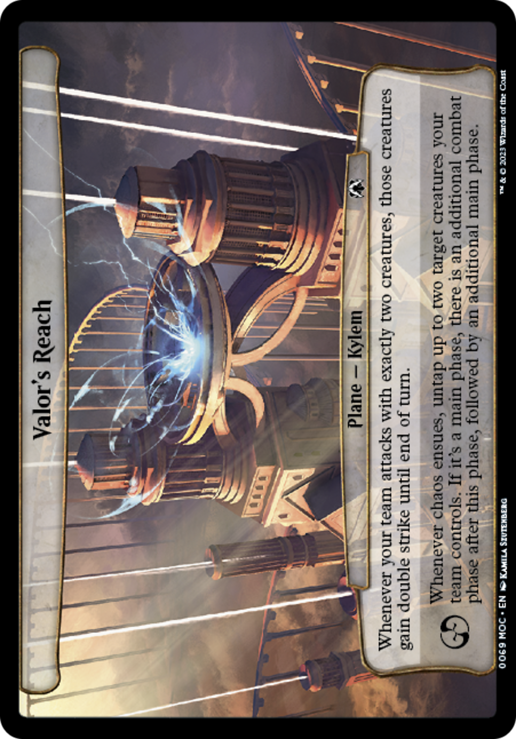 Valor's Reach [March of the Machine Commander] | Boutique FDB TCG