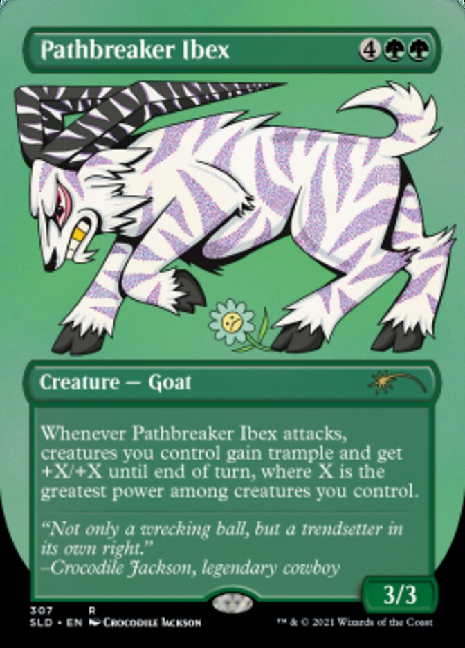 Pathbreaker Ibex (Borderless) [Secret Lair Drop Series] | Boutique FDB TCG