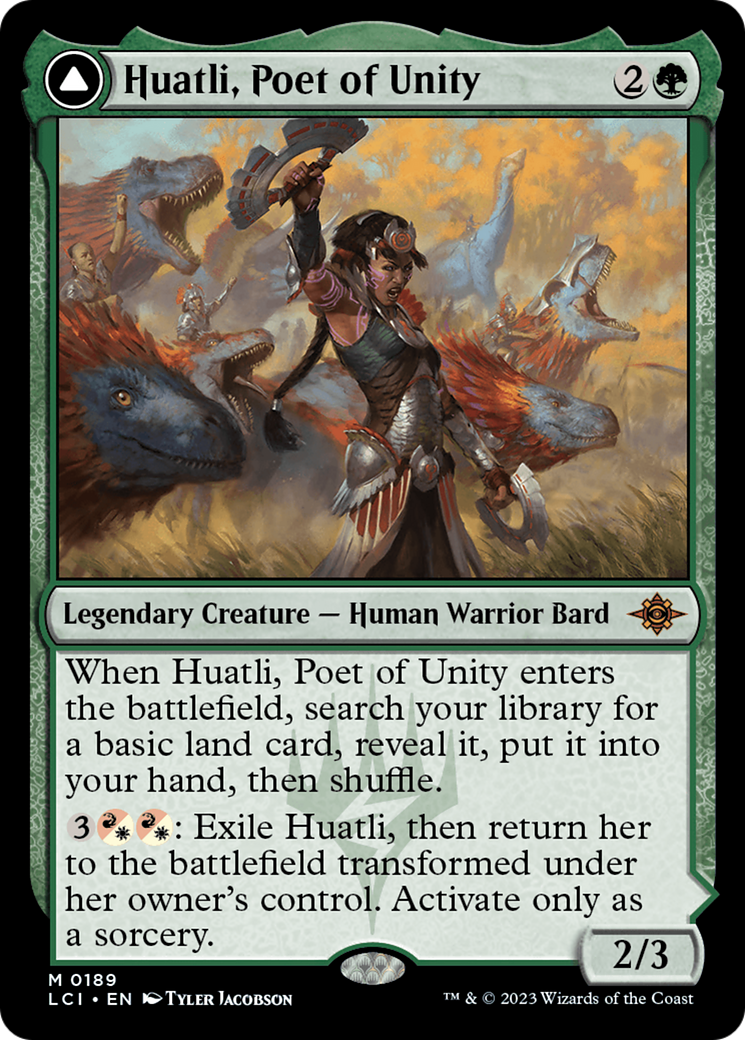 Huatli, Poet of Unity // Roar of the Fifth People [The Lost Caverns of Ixalan] | Boutique FDB TCG