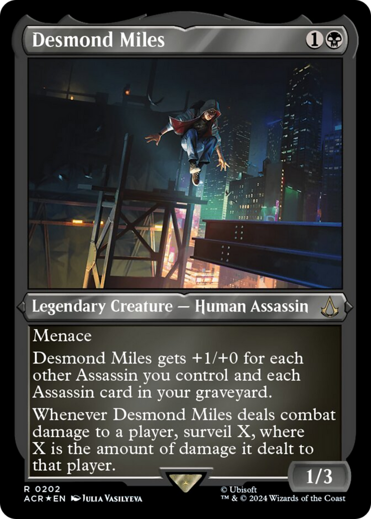 Desmond Miles (Foil Etched) [Assassin's Creed] | Boutique FDB TCG