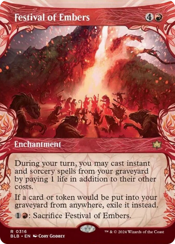 Festival of Embers (Showcase) [Bloomburrow] | Boutique FDB TCG