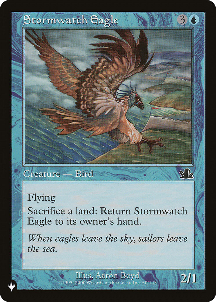 Stormwatch Eagle [The List] | Boutique FDB TCG