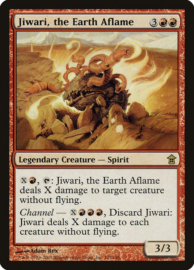 Jiwari, the Earth Aflame [Saviors of Kamigawa] | Boutique FDB TCG