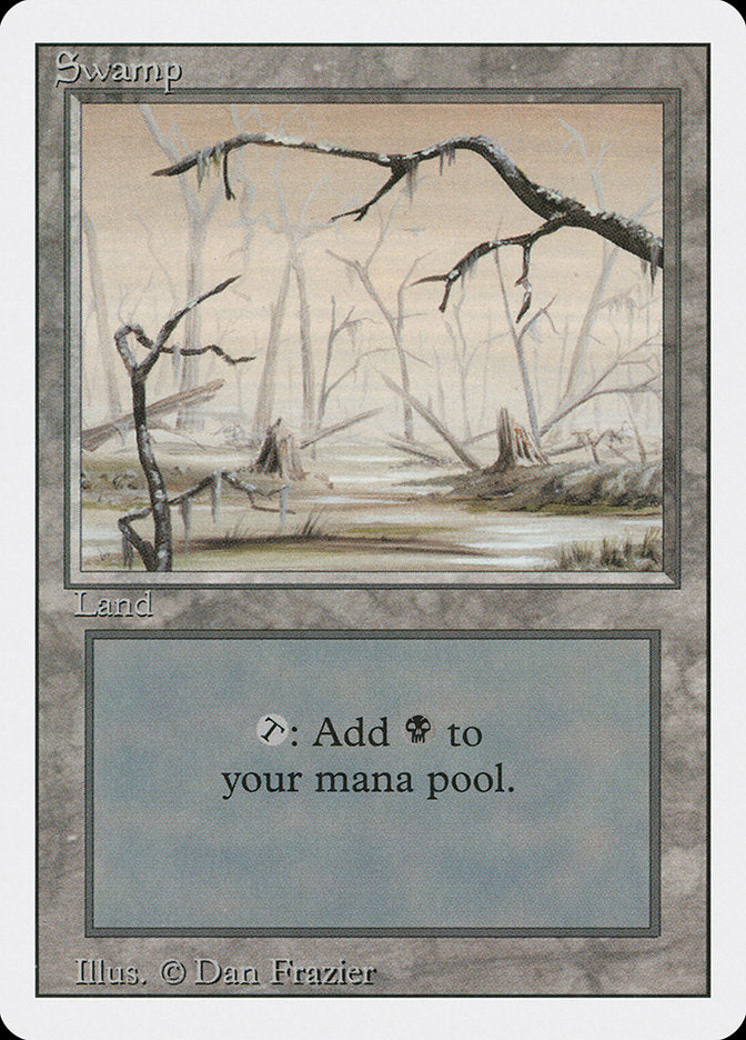 Swamp (Orange Sky) [Revised Edition] | Boutique FDB TCG