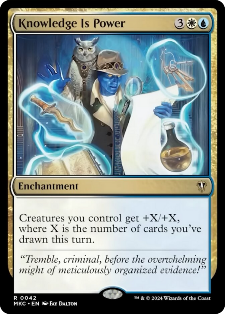 Knowledge is Power [Murders at Karlov Manor Commander] | Boutique FDB TCG