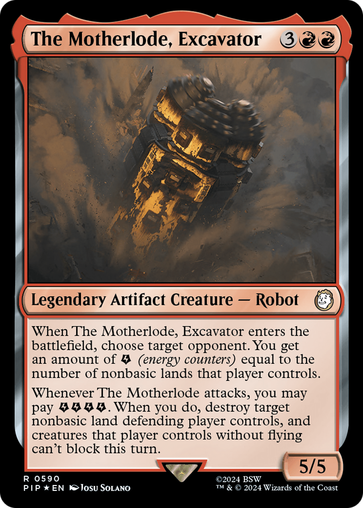 The Motherlode, Excavator (Surge Foil) [Fallout] | Boutique FDB TCG