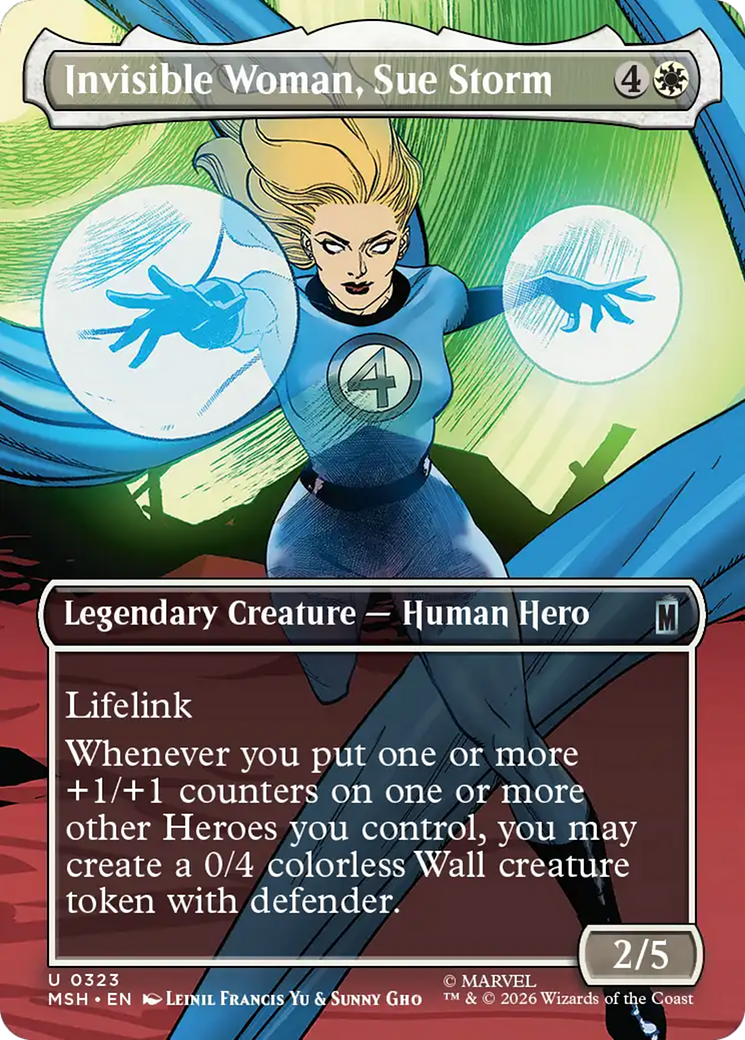Invisible Woman, Sue Storm (Borderless) [Marvel Super Heroes] | Boutique FDB TCG