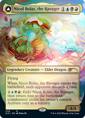 Nicol Bolas, the Ravager // Nicol Bolas, the Arisen (Borderless) [Secret Lair: From Cute to Brute] | Boutique FDB TCG