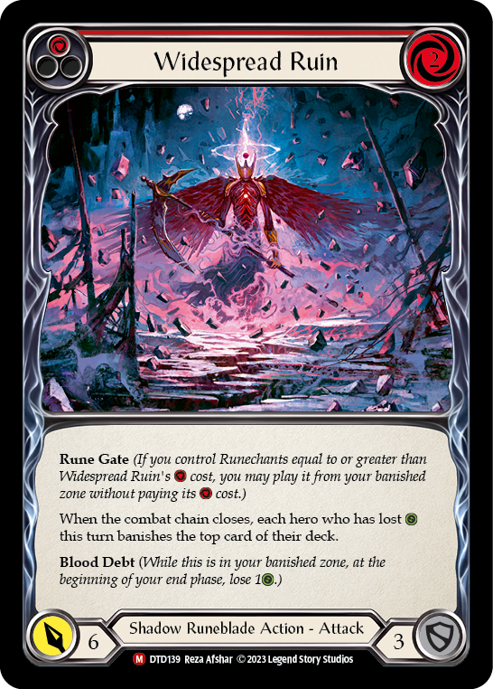 Widespread Ruin [DTD139] (Dusk Till Dawn)  Rainbow Foil | Boutique FDB TCG