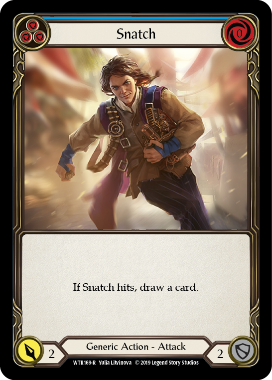 Snatch (Blue) [WTR169-R] (Welcome to Rathe)  Alpha Print Normal | Boutique FDB TCG