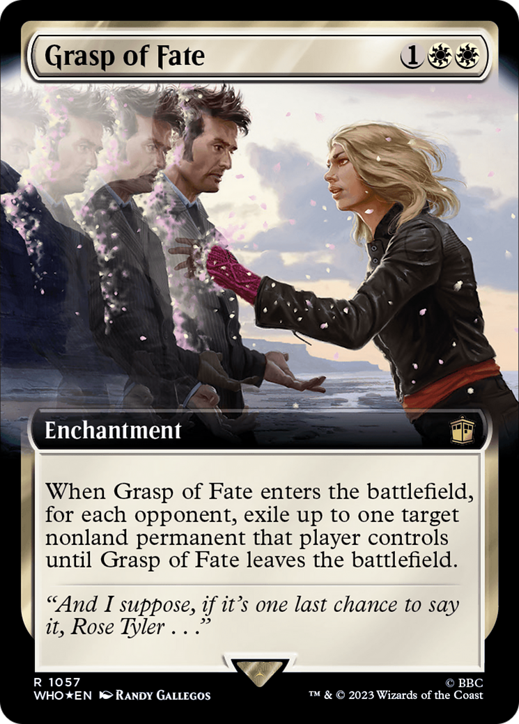 Grasp of Fate (Extended Art) (Surge Foil) [Doctor Who] | Boutique FDB TCG