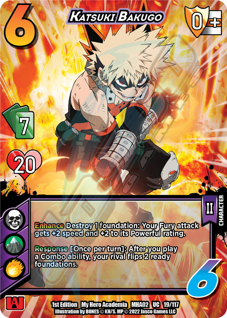 Katsuki Bakugo [Crimson Rampage] | Boutique FDB TCG