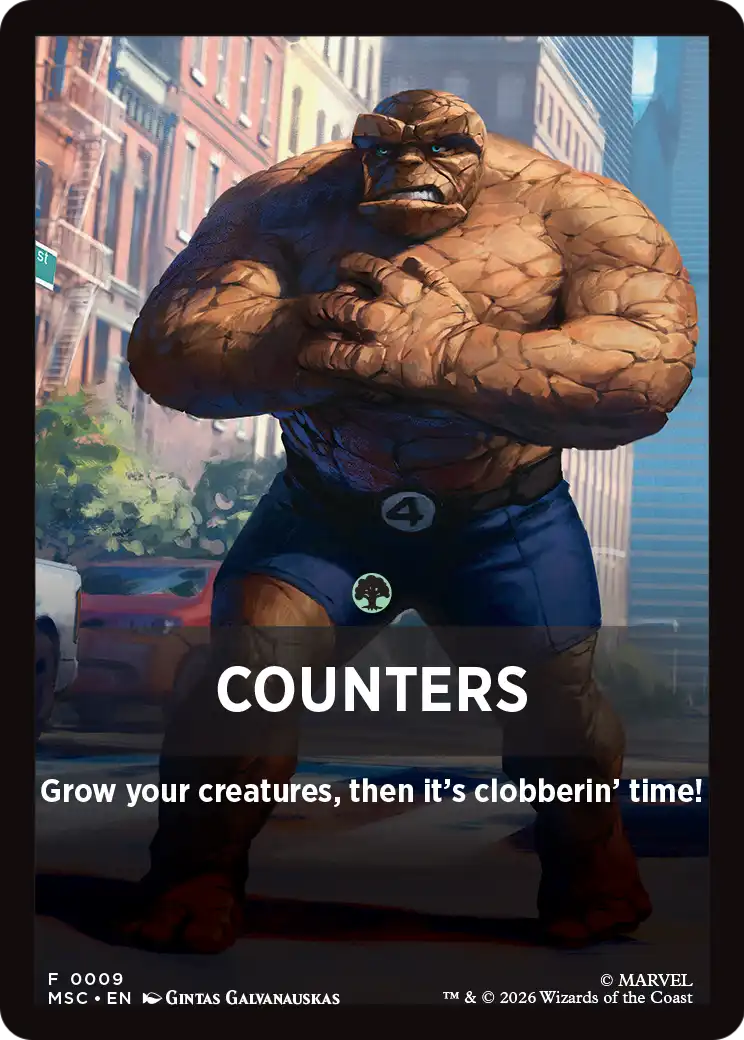 Counters Theme Card [Marvel Super Heroes Commander] | Boutique FDB TCG