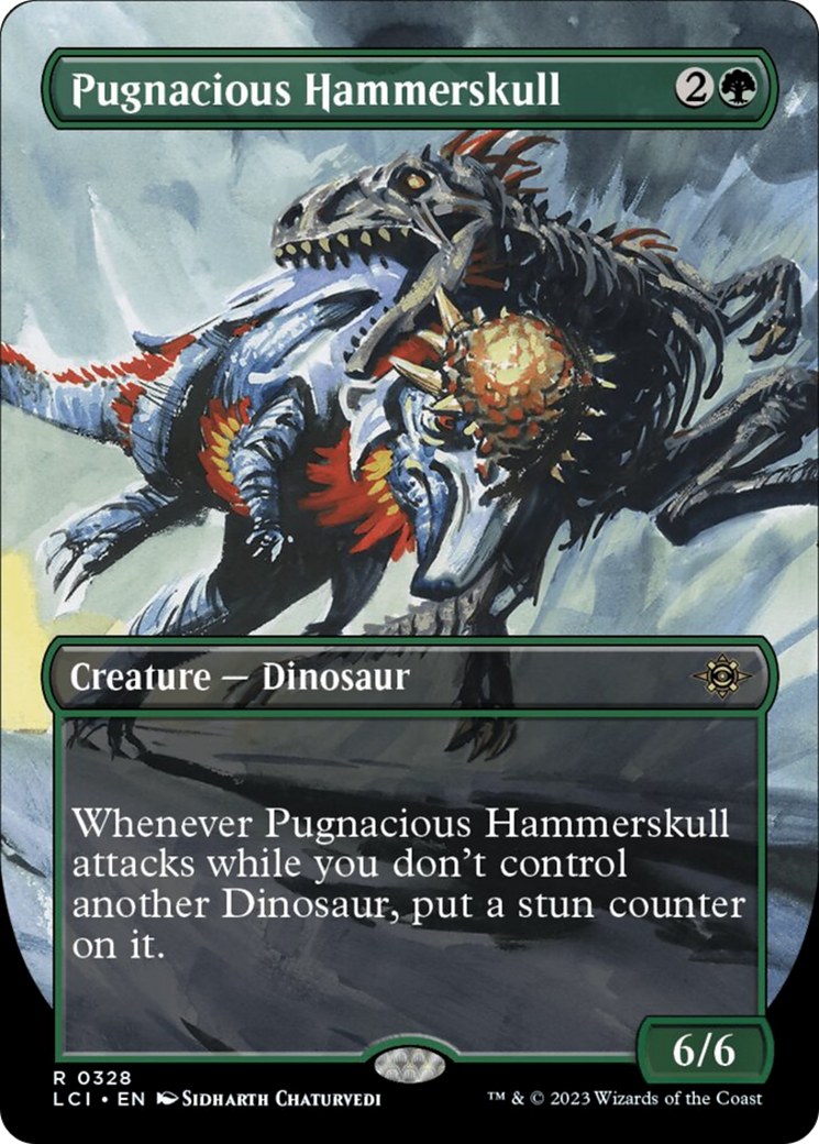 Pugnacious Hammerskull (Borderless) [The Lost Caverns of Ixalan] | Boutique FDB TCG