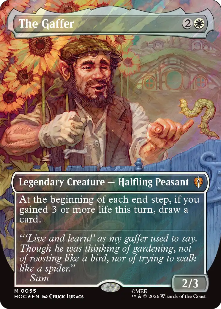 The Gaffer (Borderless) (Surge Foil) [The Hobbit] | Boutique FDB TCG