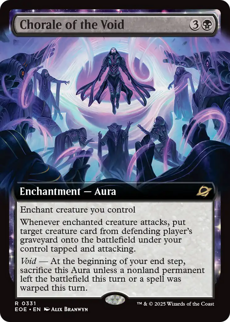 Chorale of the Void (Extended Art) [Edge of Eternities] | Boutique FDB TCG