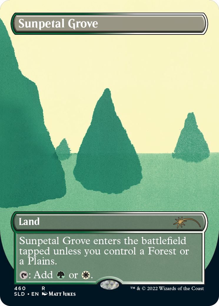 Sunpetal Grove (Borderless) [Secret Lair Drop Series] | Boutique FDB TCG