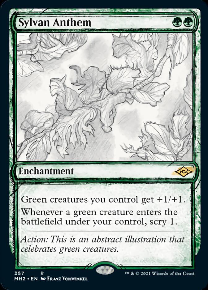 Sylvan Anthem (Sketch) [Modern Horizons 2] | Boutique FDB TCG