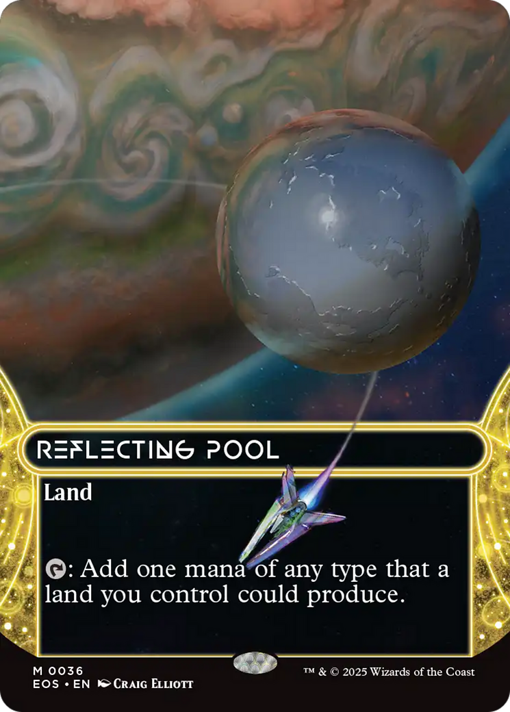 Reflecting Pool (0036) (Borderless) [Edge of Eternities: Stellar Sights] | Boutique FDB TCG